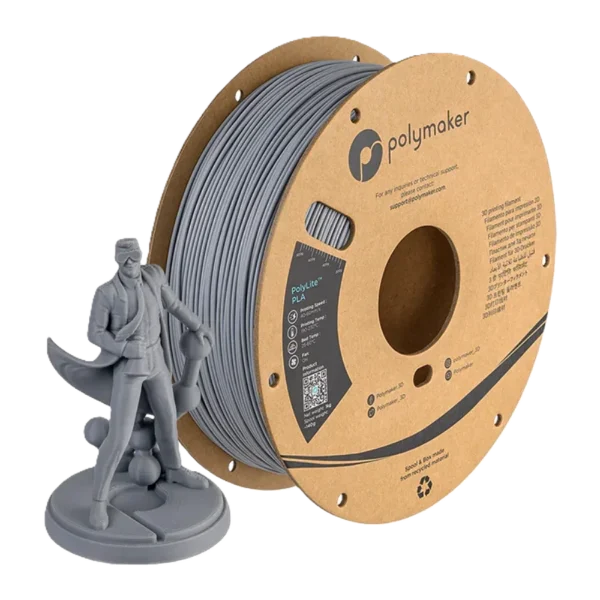 PolyLite PLA Gris 1.75mm 1Kg