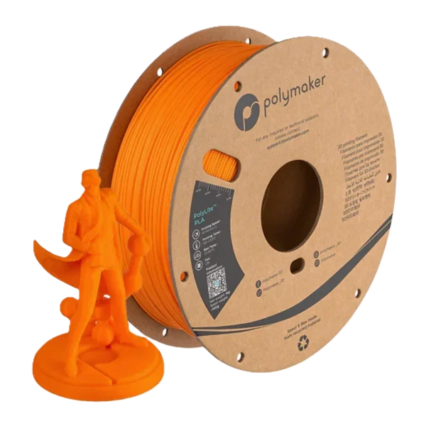 PolyLite PLA Anaranjado 1.75mm 1Kg