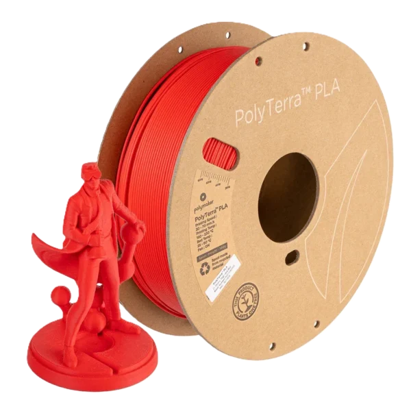 PolyTerra PLA Rojo Lava 1.75mm 1Kg