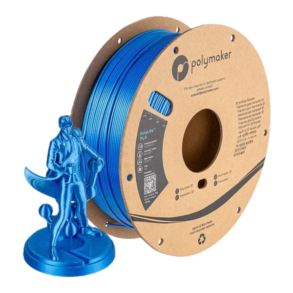 PolyLite PLA Azul Sedoso 1.75mm 1Kg