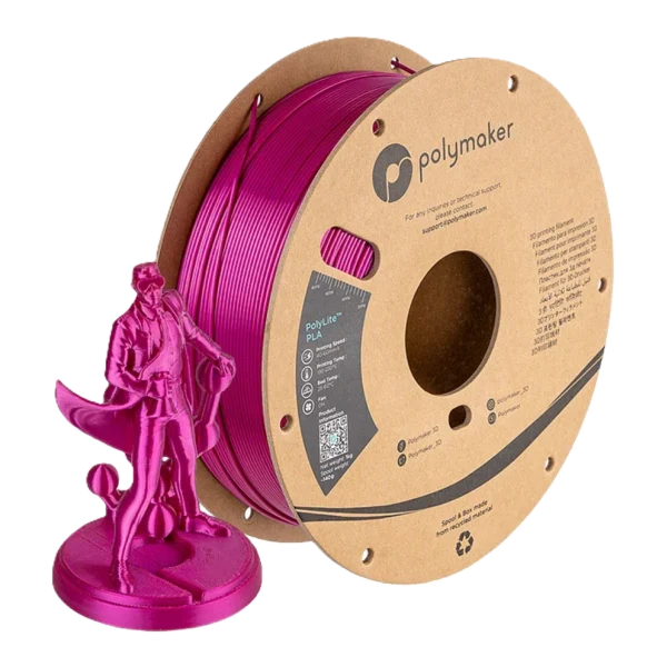 PolyLite PLA Magenta Sedoso 1.75mm 1Kg