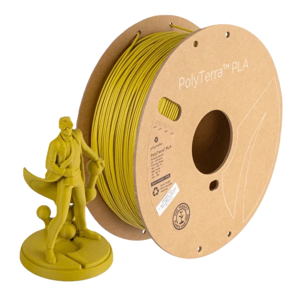 PolyTerra PLA Verde Claro Militar 1.75mm 1Kg