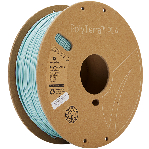 PolyTerra PLA Marble Slate Grey 175 Spool Picture Asymmetric