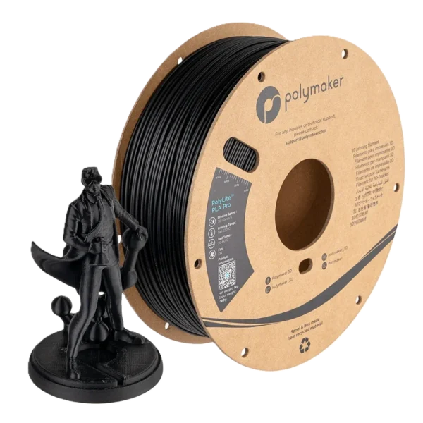 PolyLite PLA Pro Negro 1.75mm 1Kg