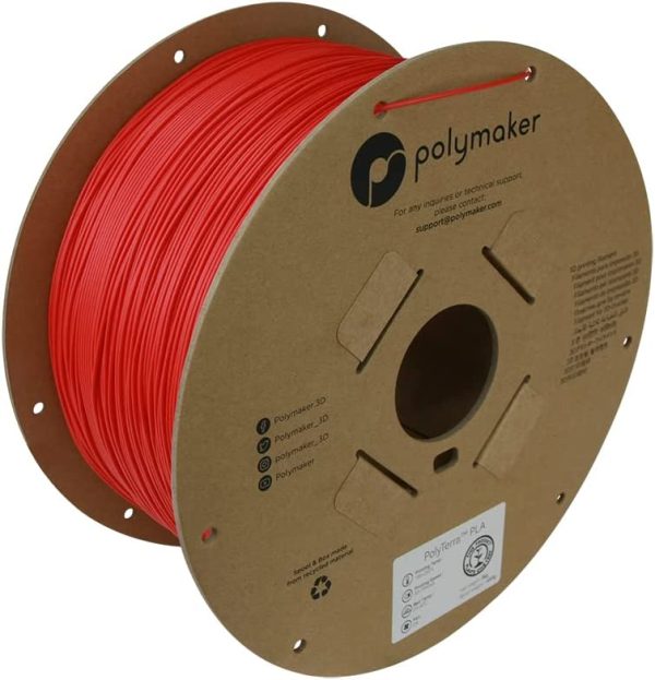 PolyTerra PLA Rojo Lava (1.75mm, 3Kg)