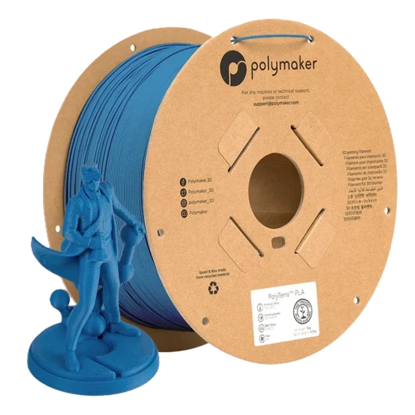 PolyTerra PLA Azul Zafiro 1.75mm 3Kg