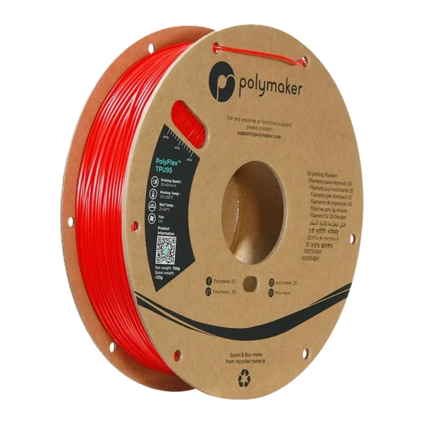 PolyFlex Rojo 1.75mm 750g