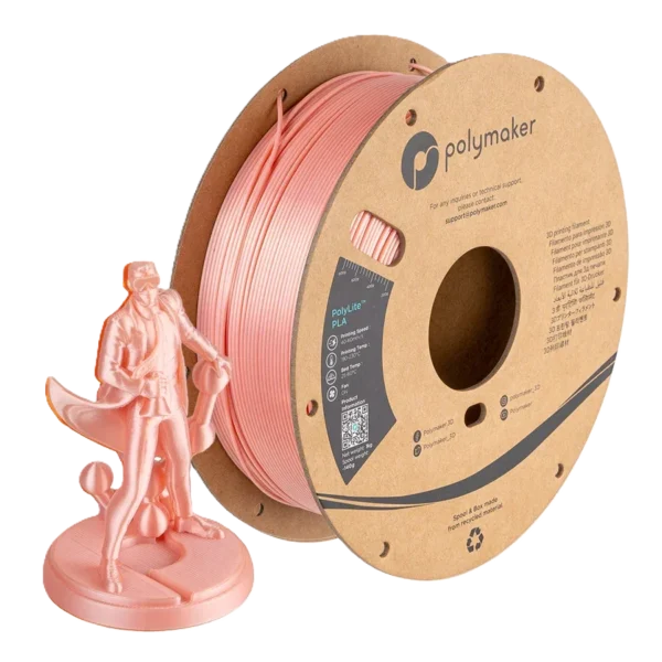 PolyLite PLA Rosado Sedoso 1.75mm 1Kg