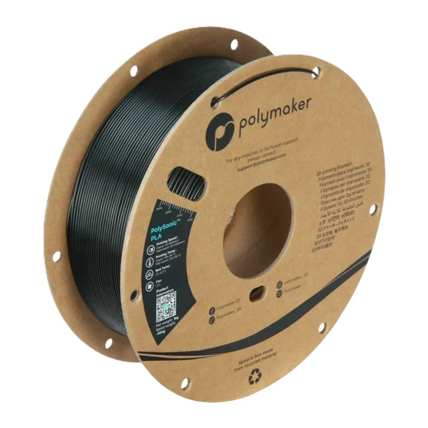 PolySonic PLA Negro 1.75mm 1Kg