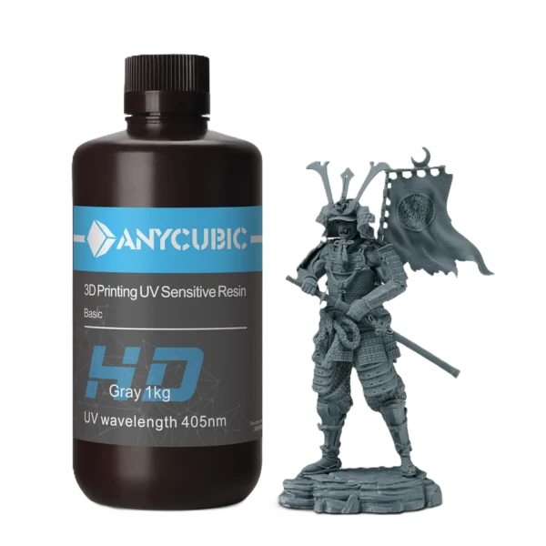 Resina Estándar Gris HD Anycubic 1kg