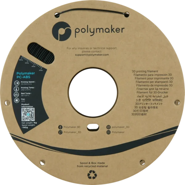 Polymaker PC ABS Negro 1.75mm