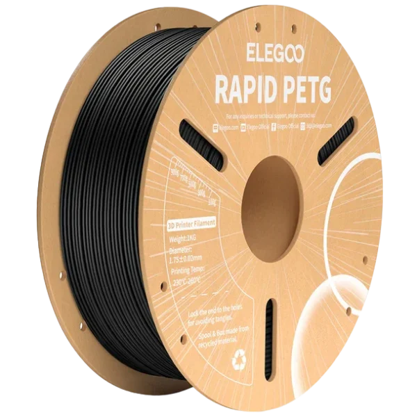 Elegoo RAPID PETG Negro 1.75mm 1Kg