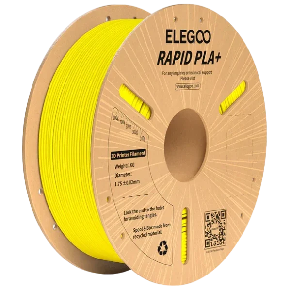 Elegoo RAPID PLA+ Amarillo 1.75mm 1Kg