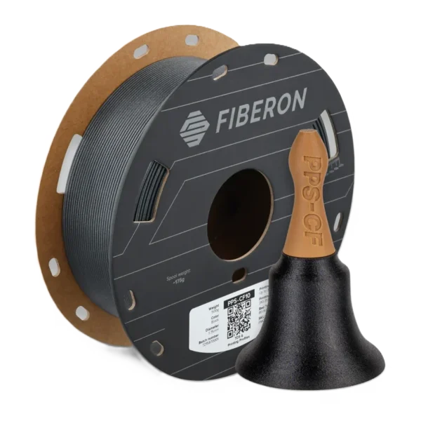 Fiberon PPS-CF10 Negro 1.75mm 500g