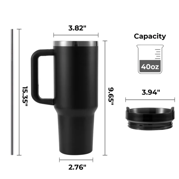 Vaso de Acero Inoxidable 40oz